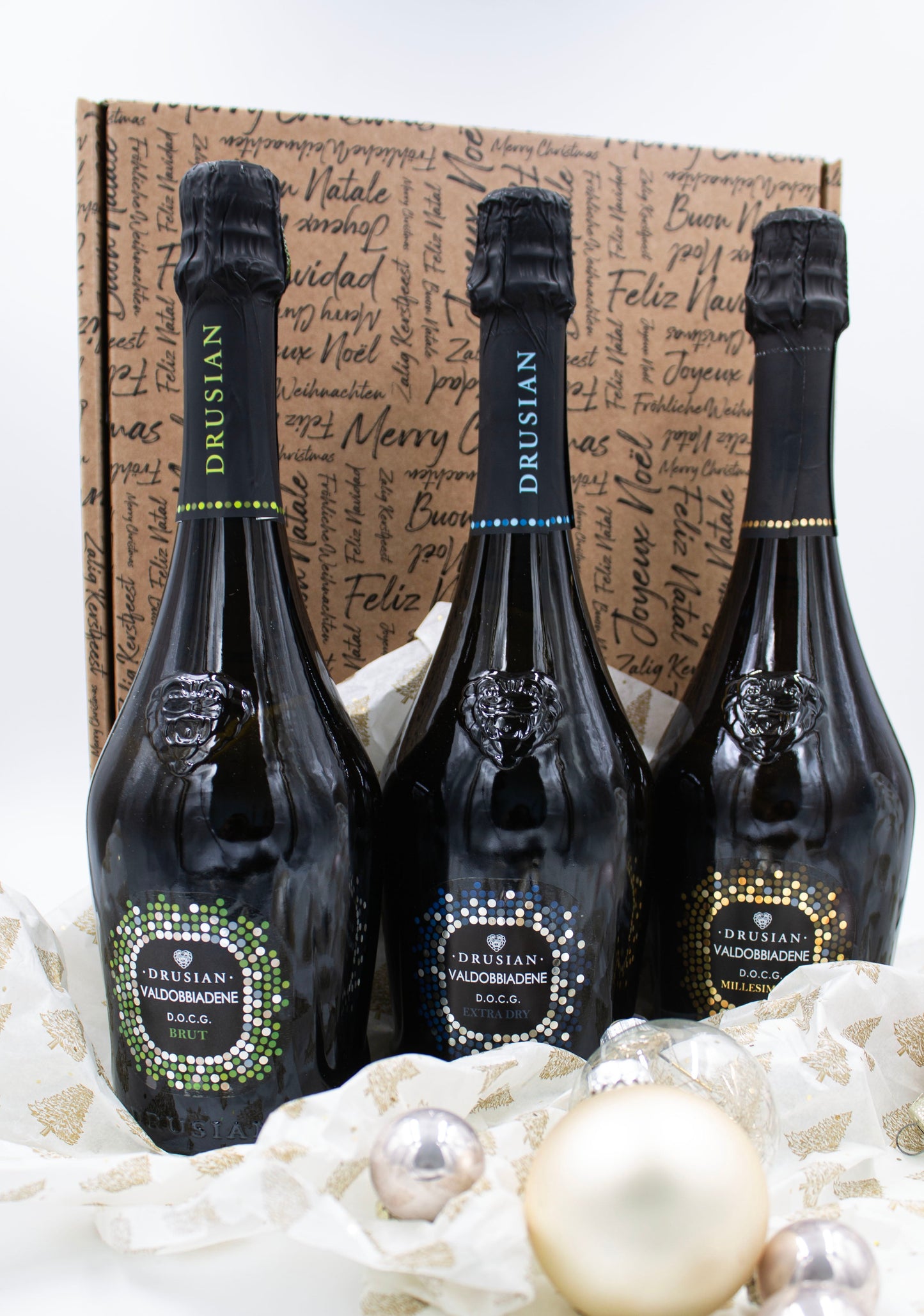 zu Weihnachten: DRUSIAN Prosecco Superiore Probierpaket