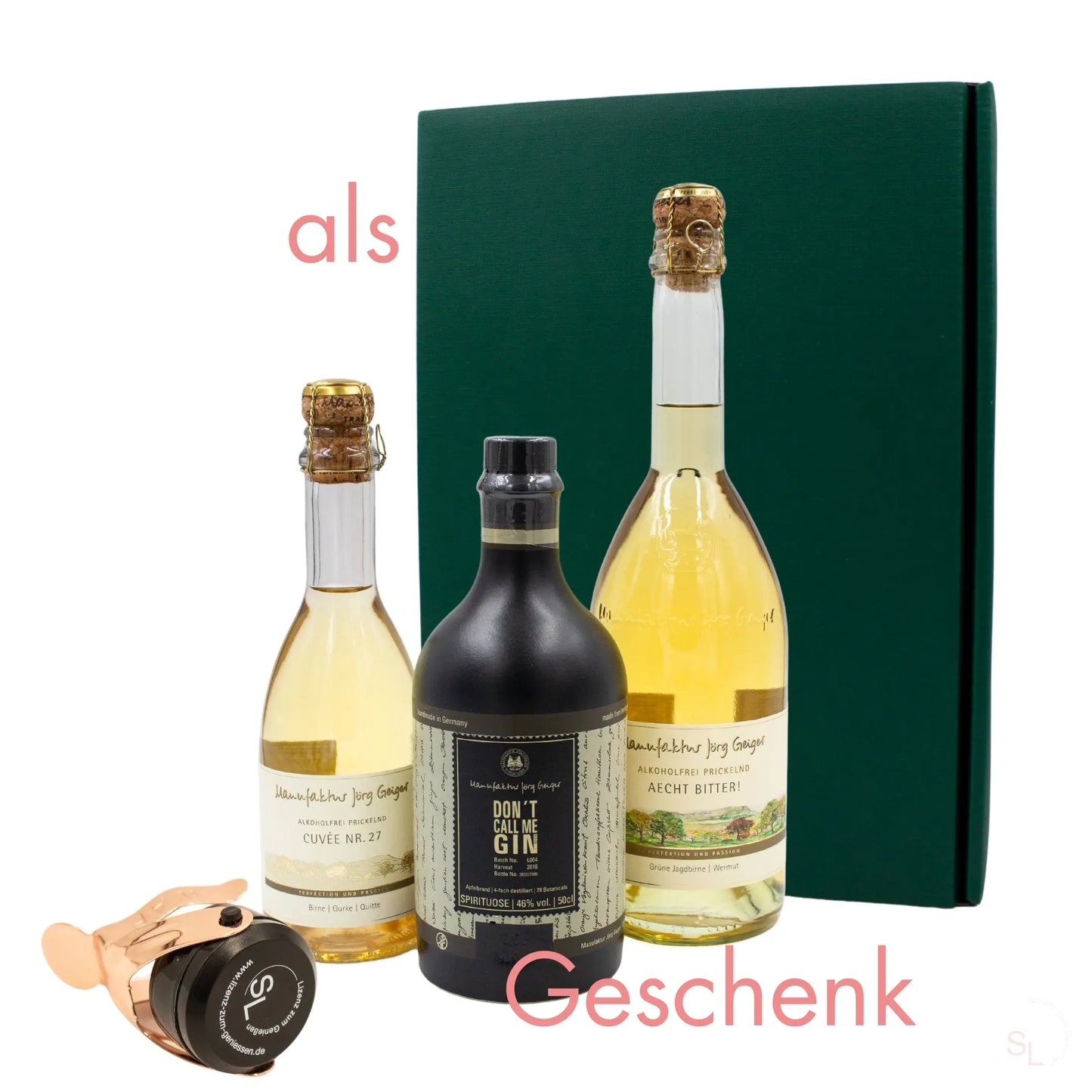 Don't call me GIN - GIN-Paket mit Filler Manufaktur Jörg Geiger