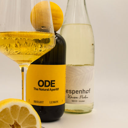 ODE The Natural Aperitif Bright Lemon - Sommer Aperitif ODE Berlin