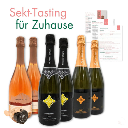 Sekt-Tasting für Zuhause - Die prickelnde Genussreise für den Sommer Lizenz zum Genießen