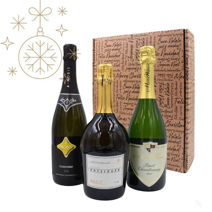 zu Weihnachten: Winzersekt Paket Chardonnay Weingut Potzinger